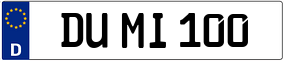 Truck License Plate